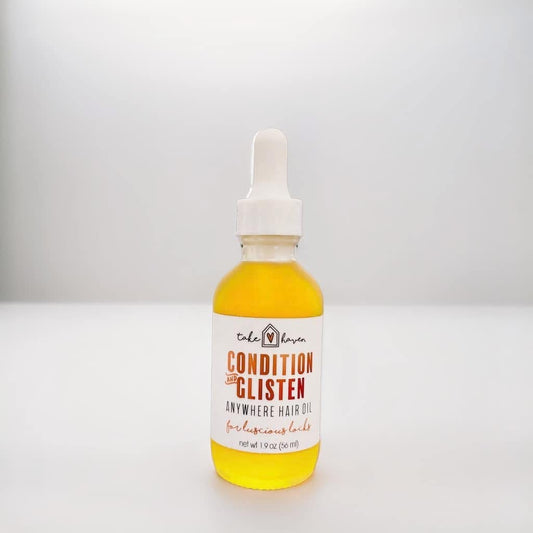 Condition + Glisten Herbal Hair Oil